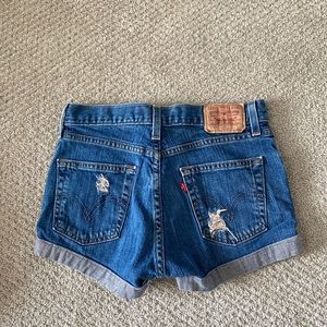 Vintage Levi’s Distressed Shorts